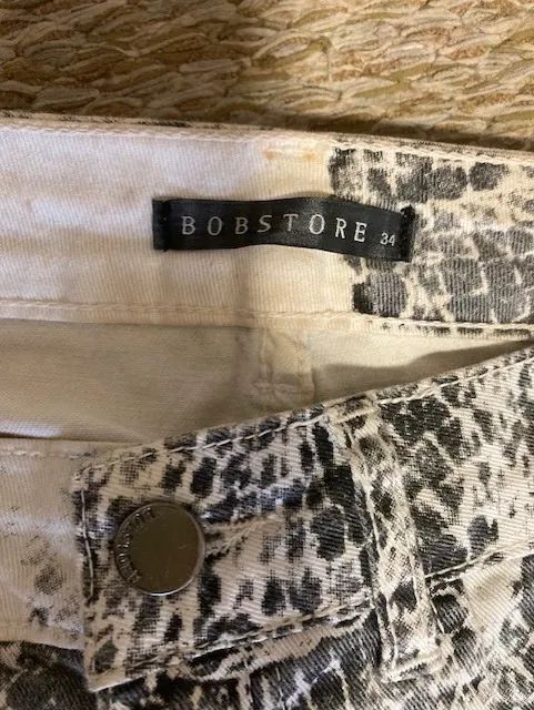 Calça brim BobStore elastano 34  - Foto 2