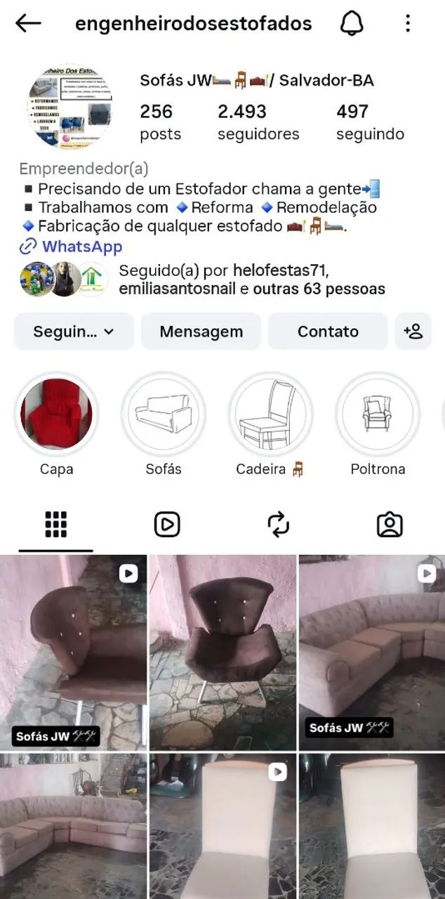 Reforma e fabricação de estofados - Foto 2