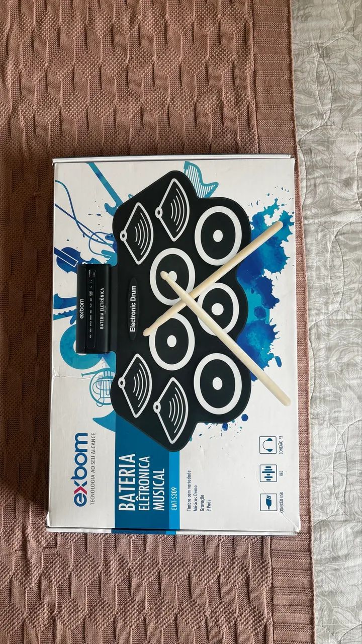 Bateria eletronica infantil