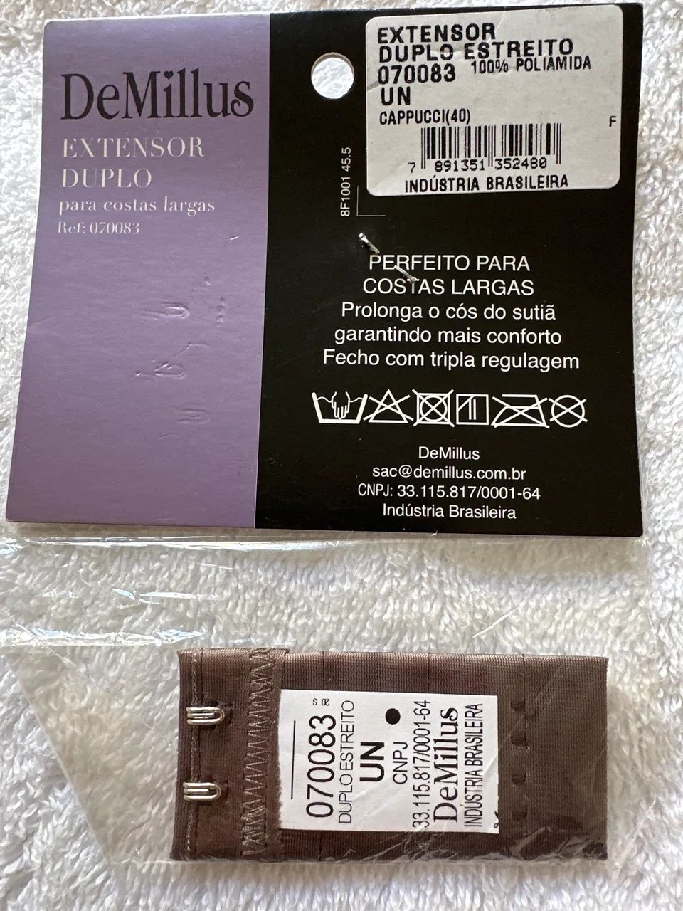 Extensor duplo Costa largas cor cappucci (marrom)