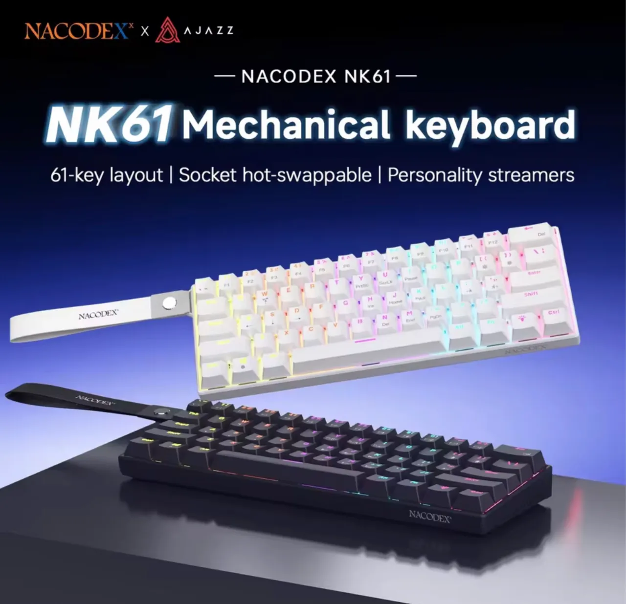 NK68 AJAZZ switch red 65% - Periféricos e Acessórios de Computador