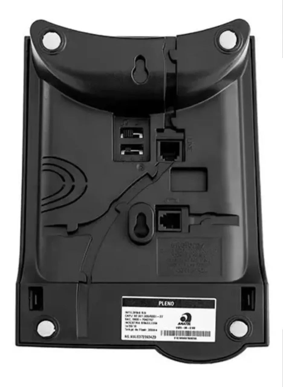 Telefone Com Fio Intelbras Pleno Preto - Foto 3