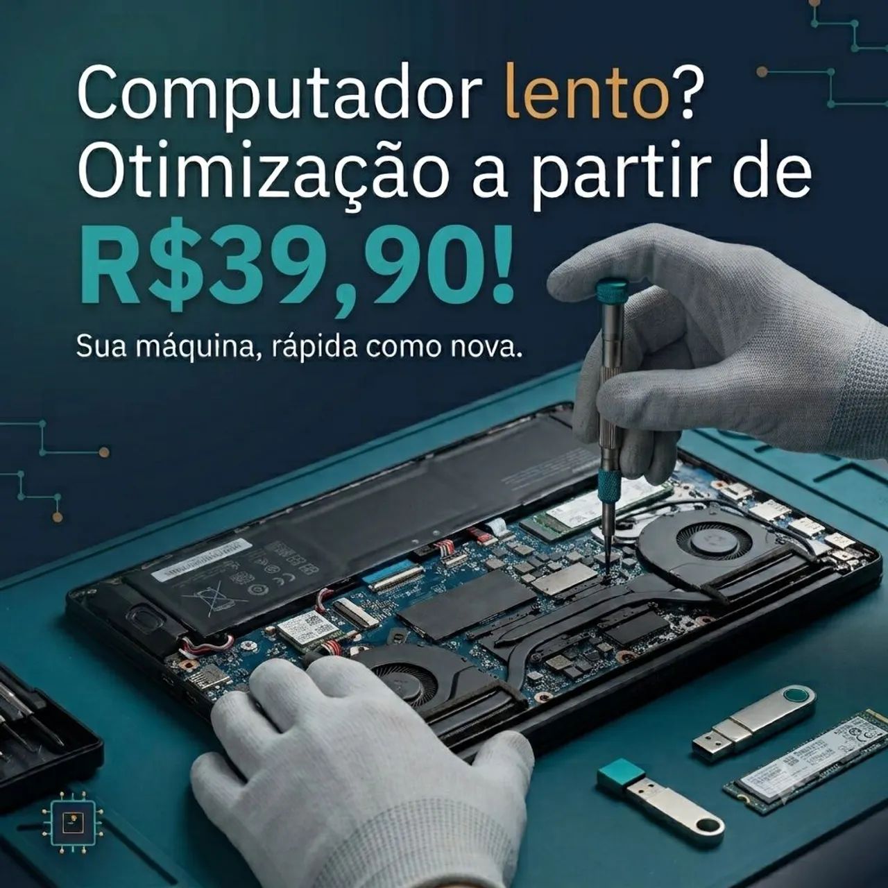 Formatação, limpeza, Backup etc.