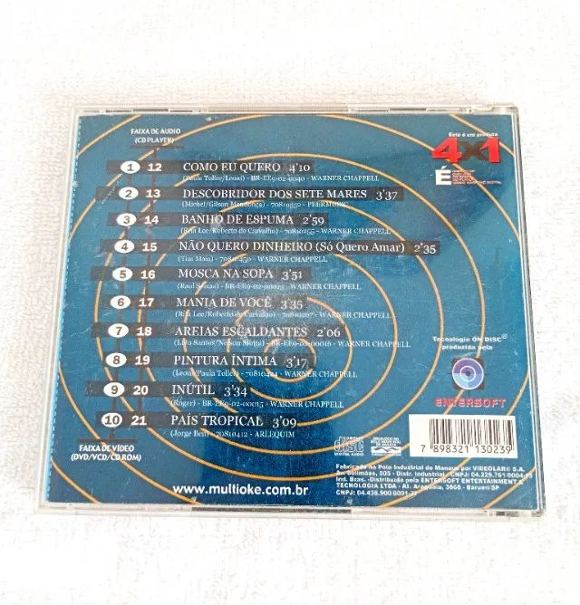 CD Multiokê Rock Nacional Vol. 3 - CDs, DVDs etc - Itacorubi