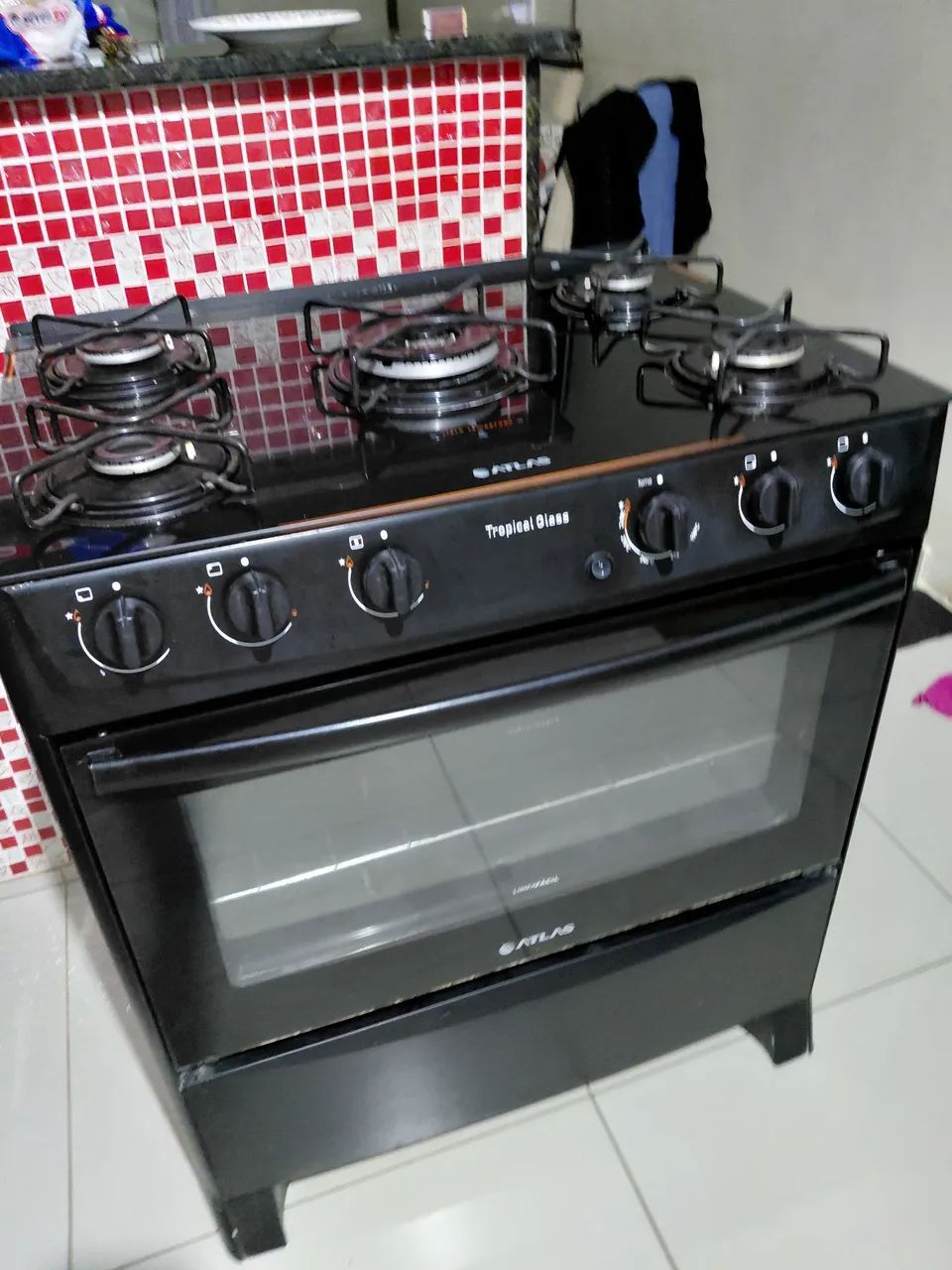 Fogão 5 bocas automático 
