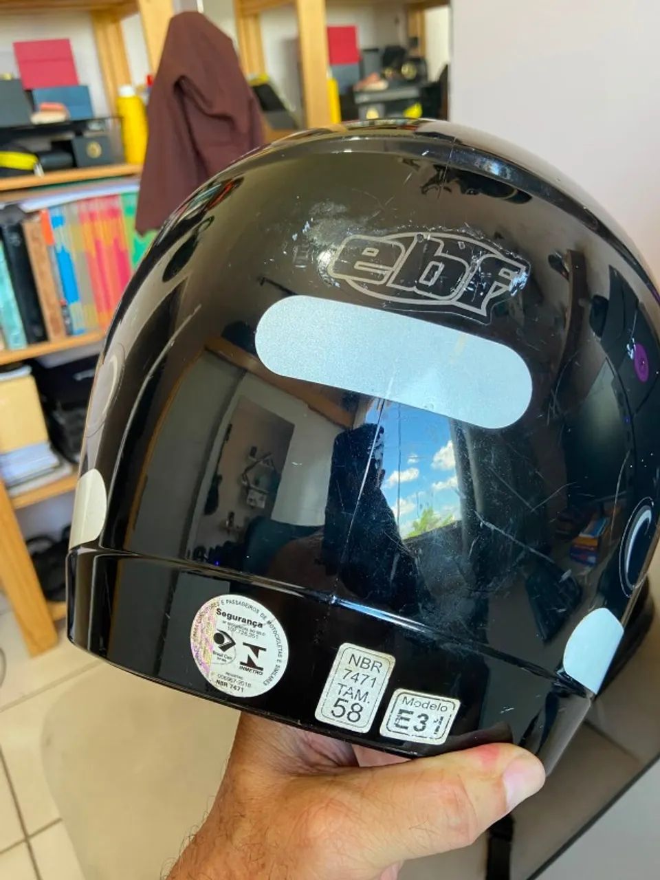 CAPACETE MOTO - MARCA EBF-7  - Foto 3