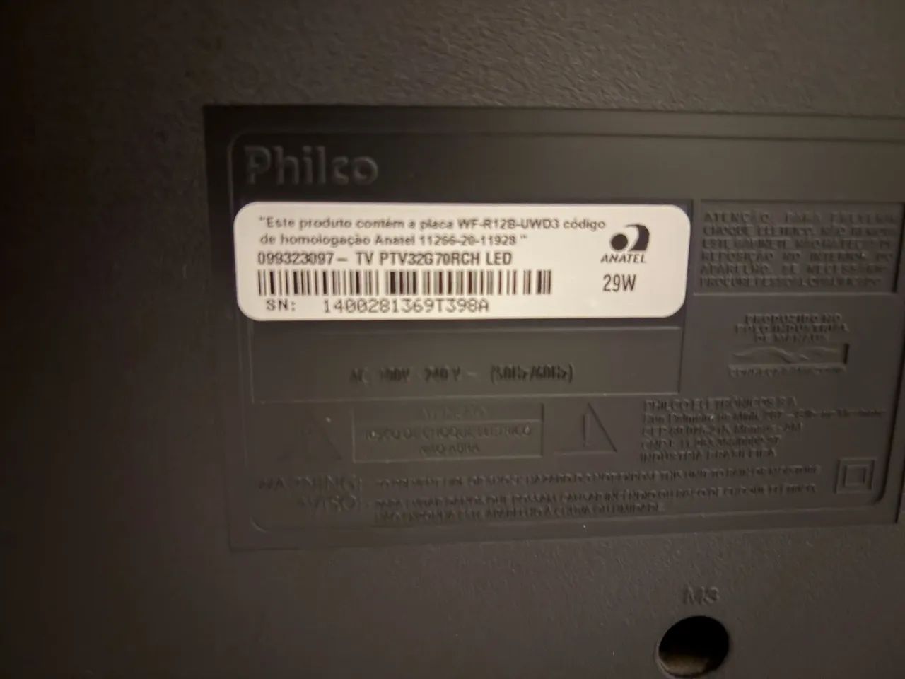 TV Roku Philco 32pol. Retirada de peças  - Foto 3