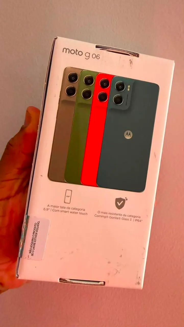 Moto G06 novo na caixa 
