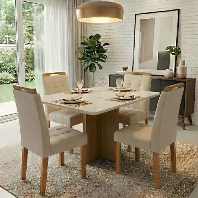Mesa Salinas 1,20m  4 Cadeiras  100% MDF  Produto Novo!  Pronta Entrega! - Foto 6