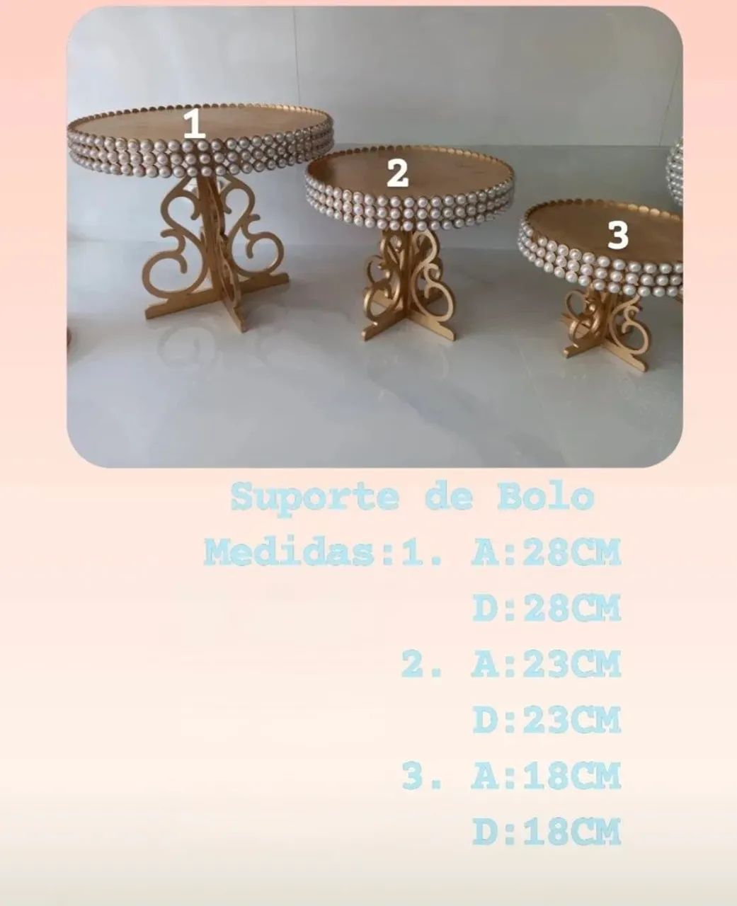 Decoração para festa dourada e em pérola  - Foto 4