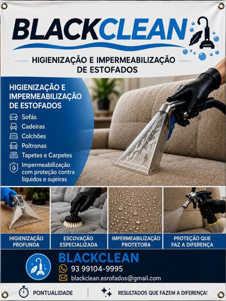 Higienização de estofados