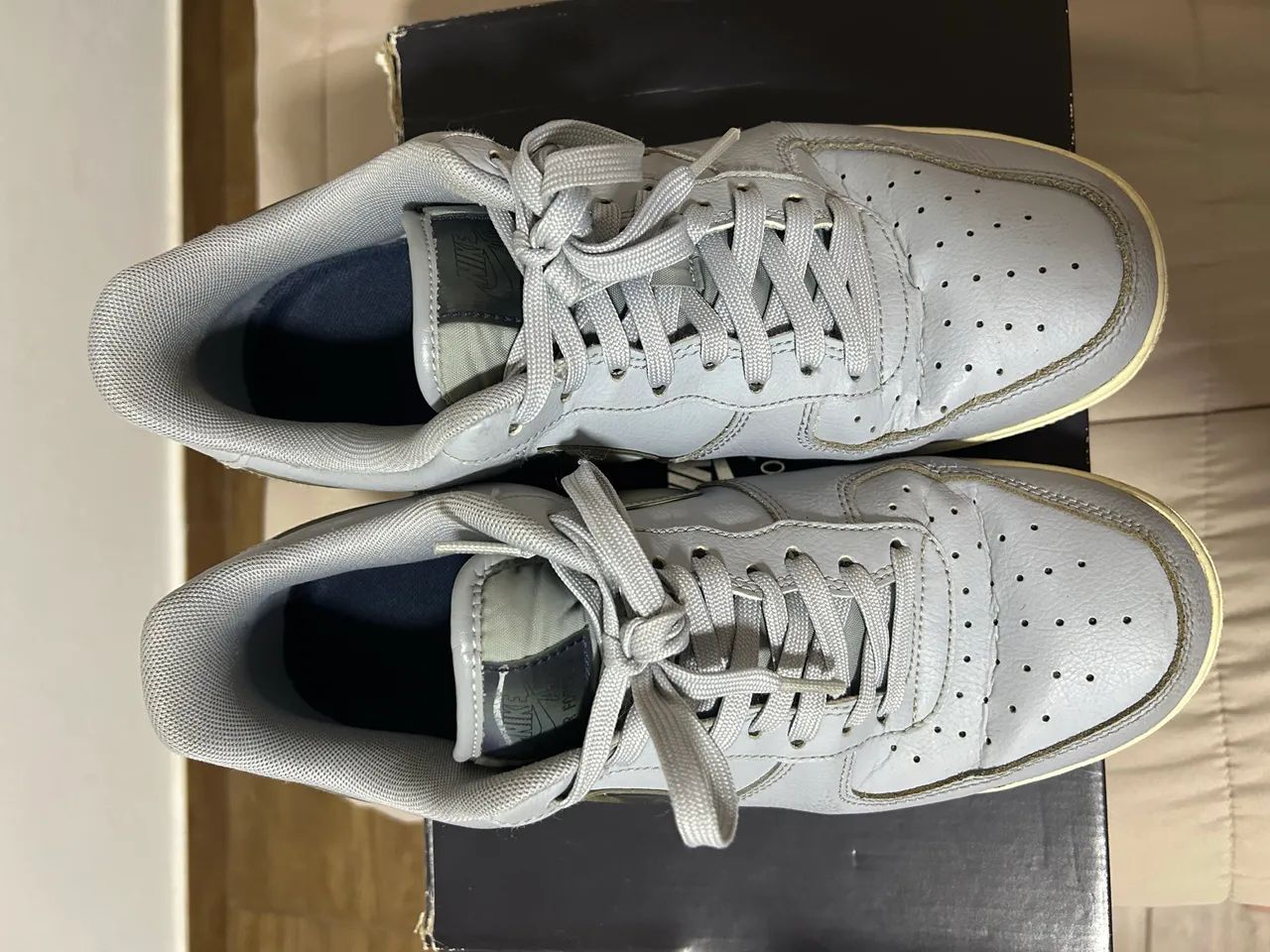 Tenis Nike Air Force Original cinza 42 - Foto 2