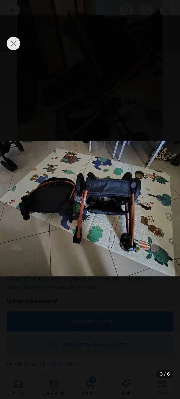Carrinho de bebe Moises  - Foto 3
