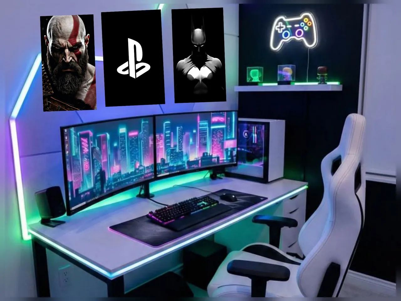 Kit 3 Quadro decorativo game  - Foto 5