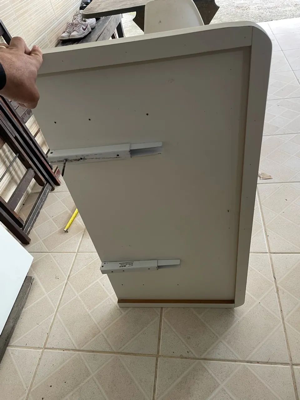 Mesa mdf com suporte dobrável  - Foto 3