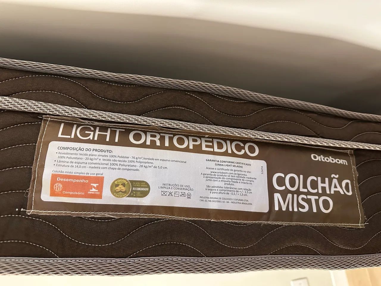 Colchão Ortobom Ortopédico Casal - Foto 2