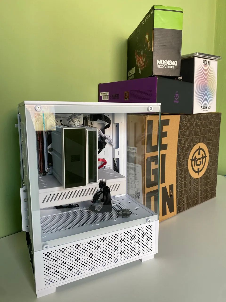 Pc gamer Full Branco Rx580 