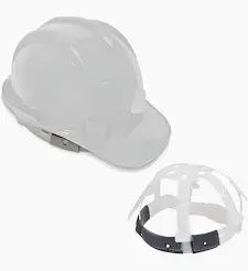 Capacete de segurança com carneira Cores branco, azul, amerelo e verde - Novos - Foto 2