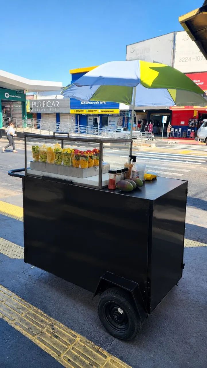 Carrinho com vitrini ambulante!