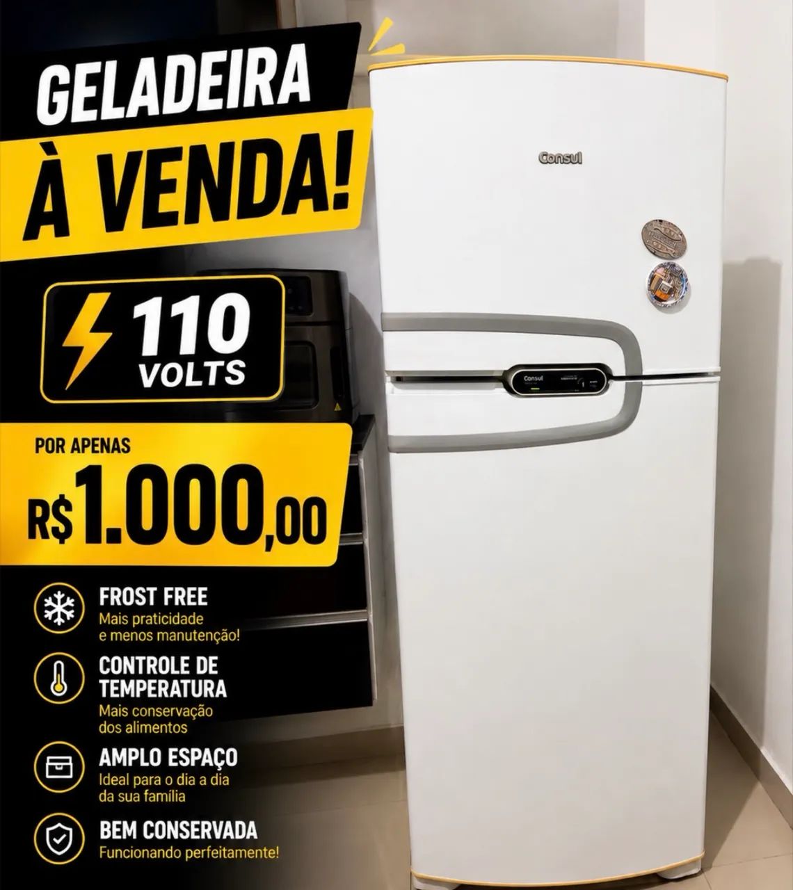 Geladeira consul 