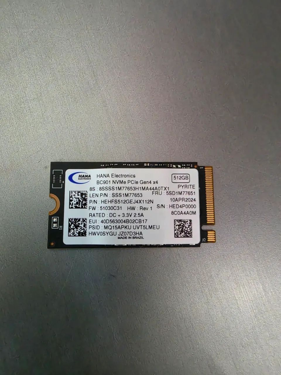 SSD 512Gb