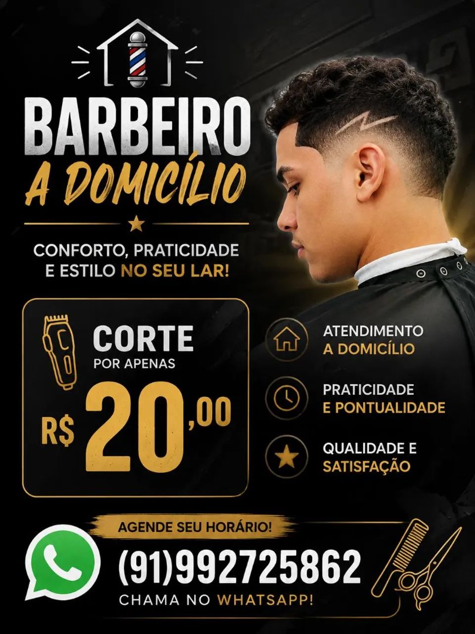 Corte a domicílio 
