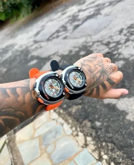 Relógio Citizen Meia Lua Aqualand Masculino C/Pulseira de Borracha