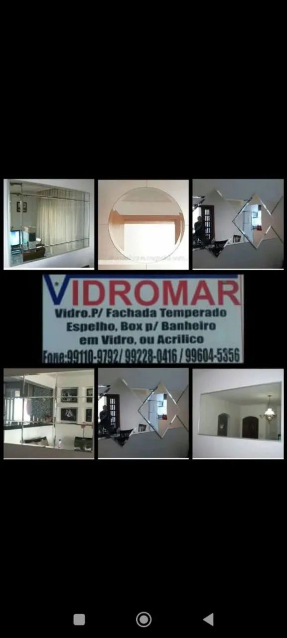 Vidraçaria manuntencões em geral 