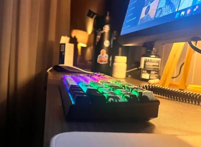 TECLADO AULA WIN60 HE KEYCAP PERSONALIZADA - Foto 3