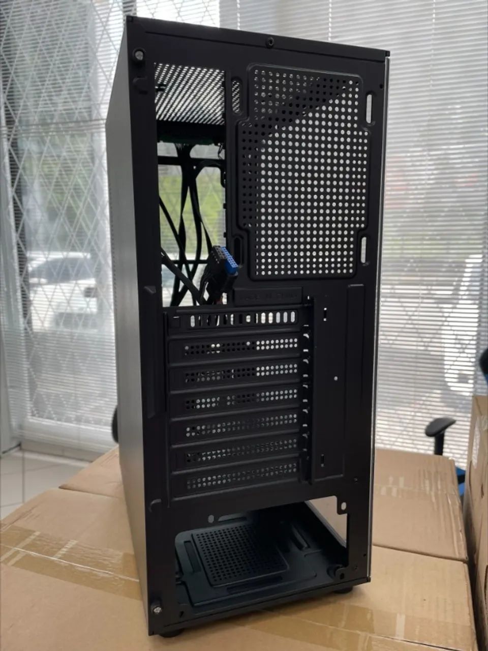 ?Gabinete gamer MD-535- Vidro Duplo temperado- novo/lacrado  - Foto 6