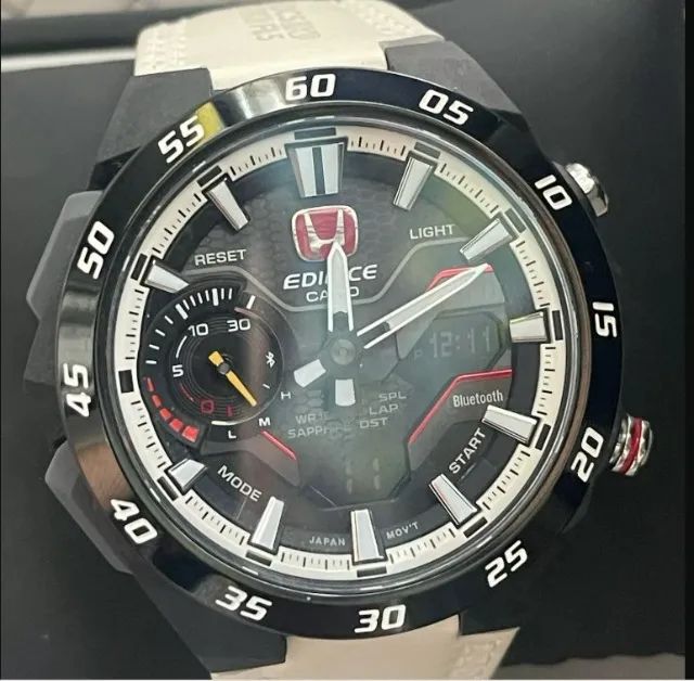 Lançamento Casio EDIFICE WINDFLOW Honda Type R Edition ECB2200HTR-1A , conexão Bluetooth - Foto 4
