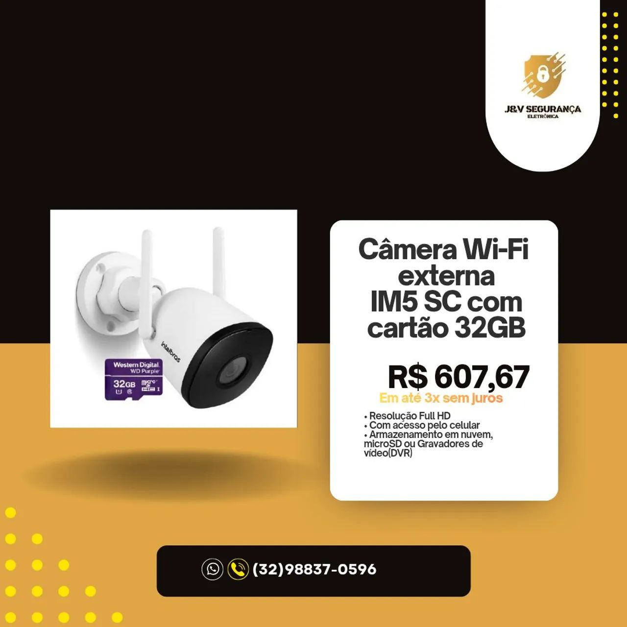 Câmera IP Wi-Fi 