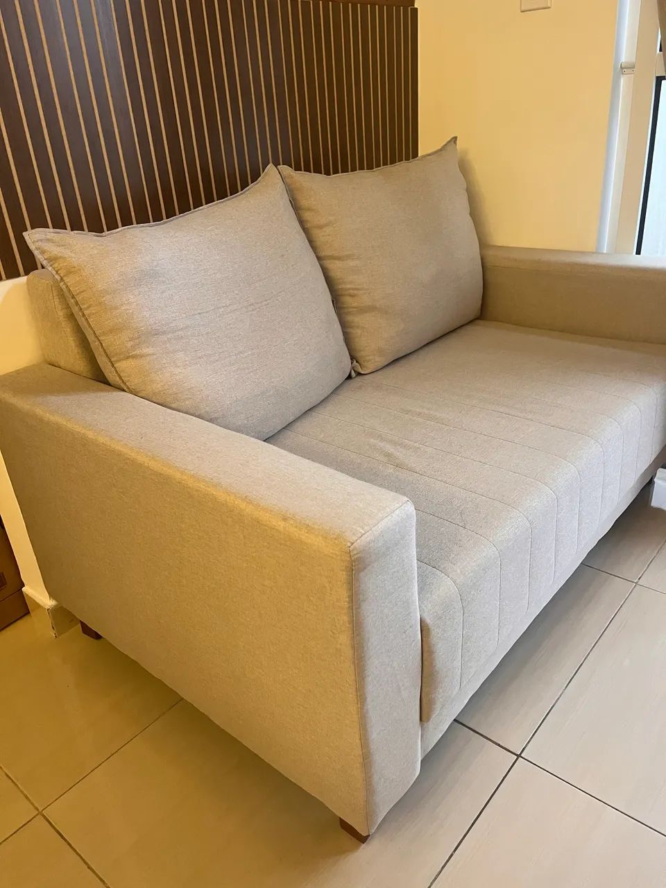 Sof á 2 Lugares - Modelo Requinte (Linho Premium) - Foto 2