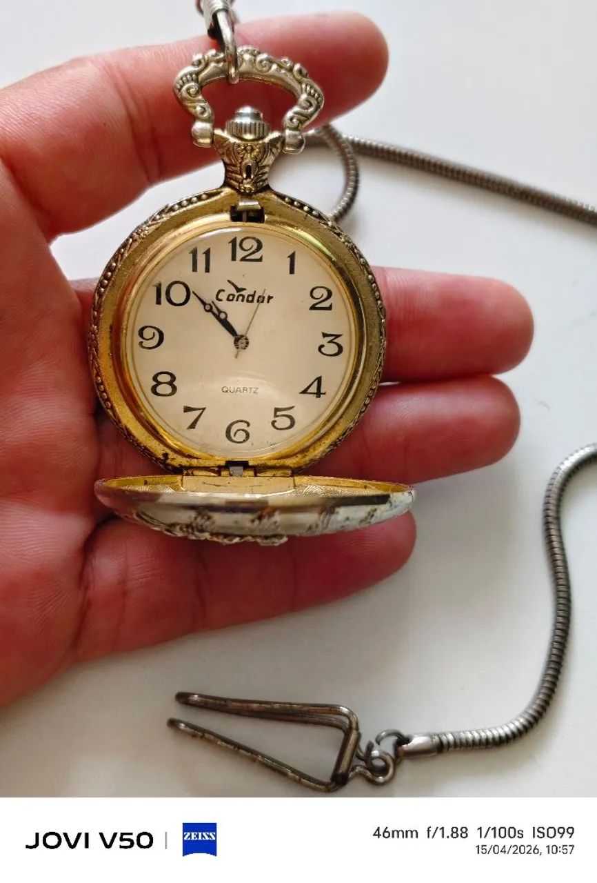Relógio de bolso condor quartz 