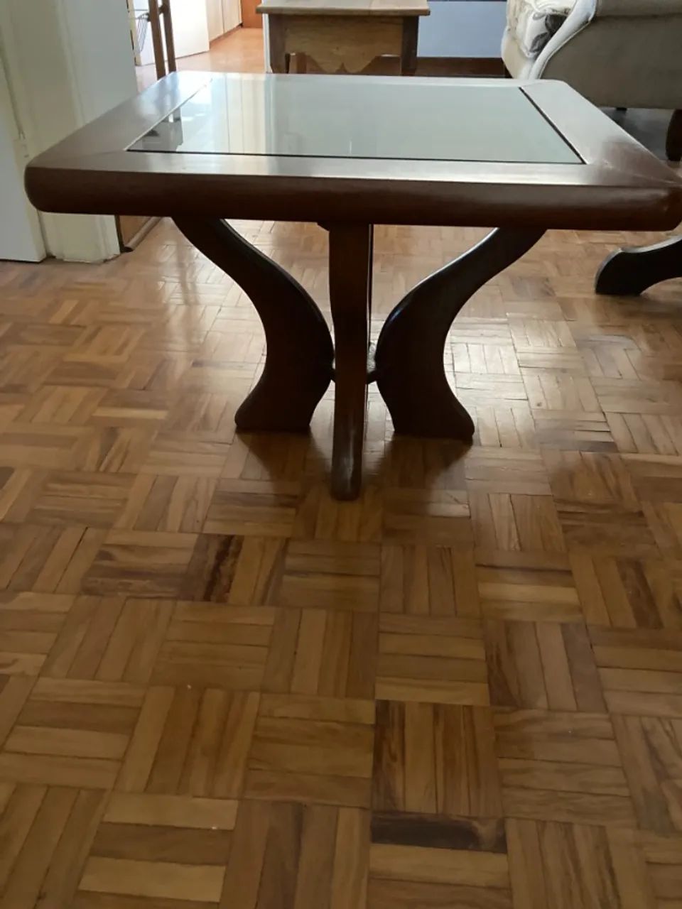 Lindissima Mesa de Centro com tampo de Vidro - Foto 2