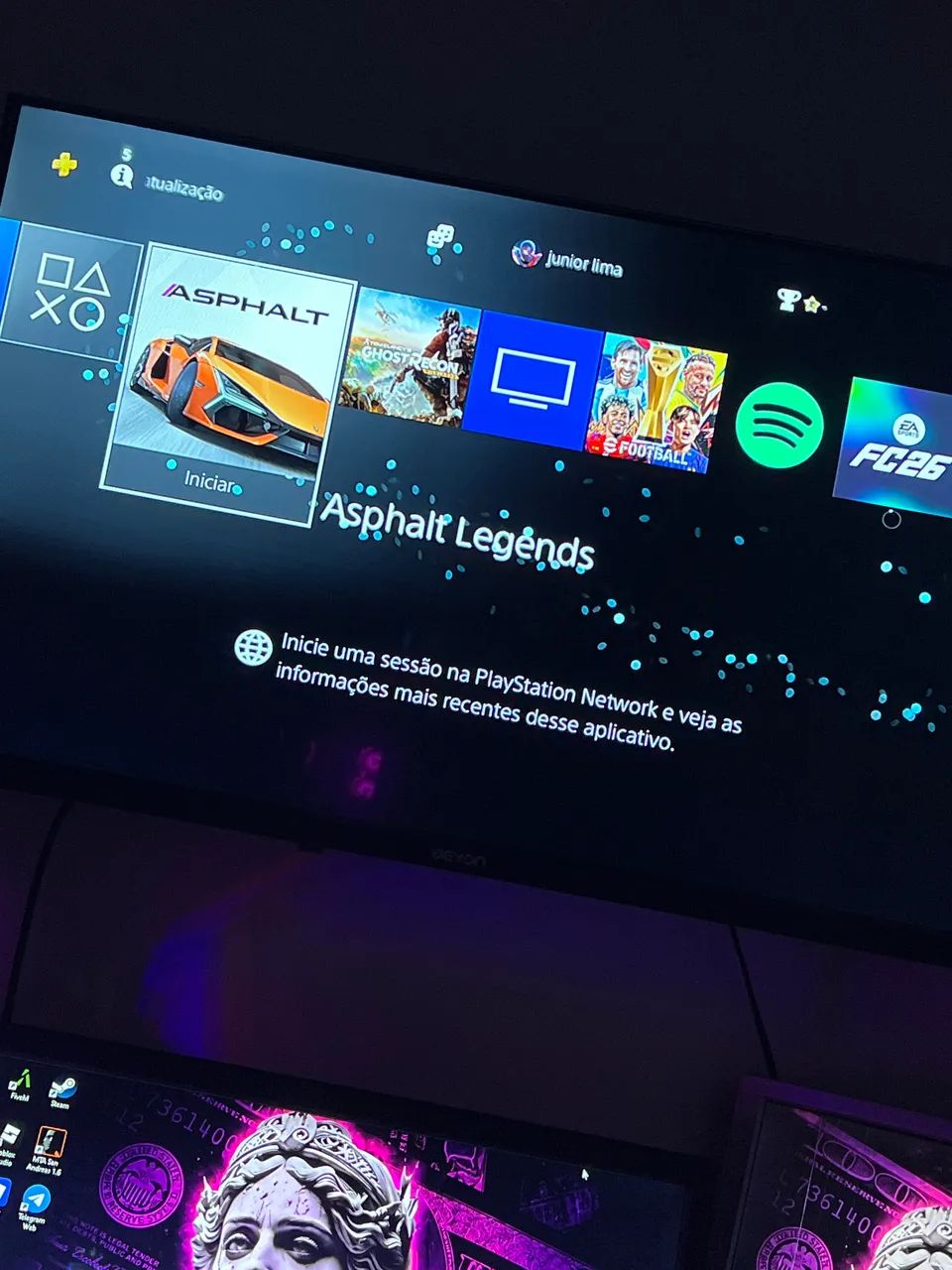 PS4 (IMPECÁVEL) - Foto 3