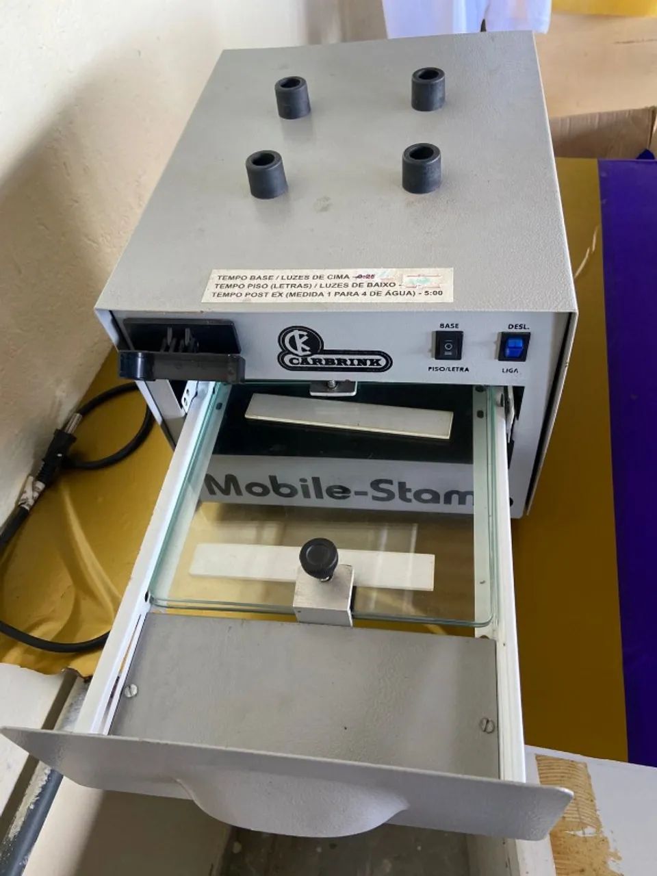 Máquina de fabricar carimbo Mobile Stamp - Foto 3