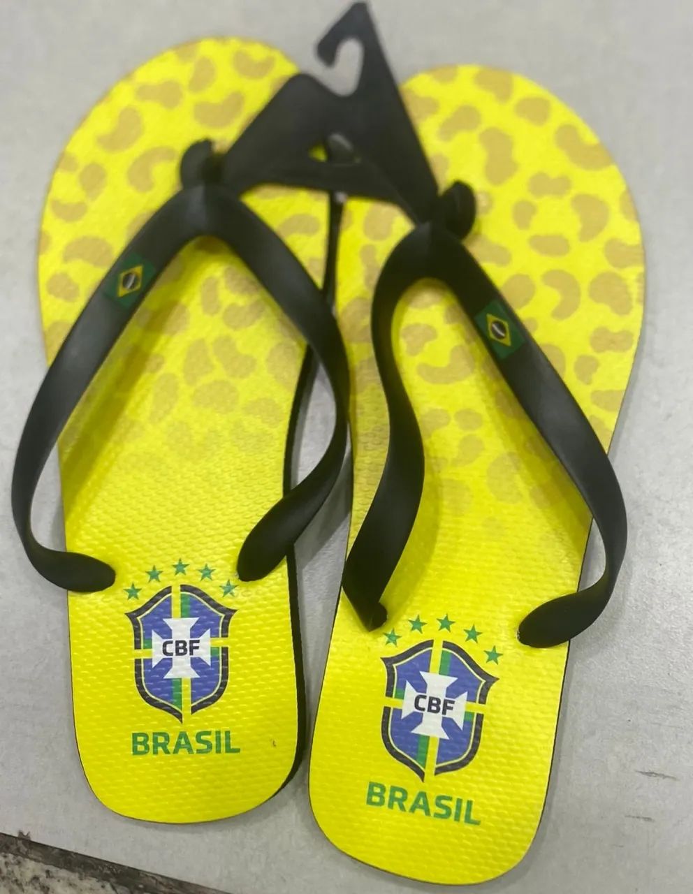 Chinelo unissex Brasil rumo ao hexa  - Foto 5