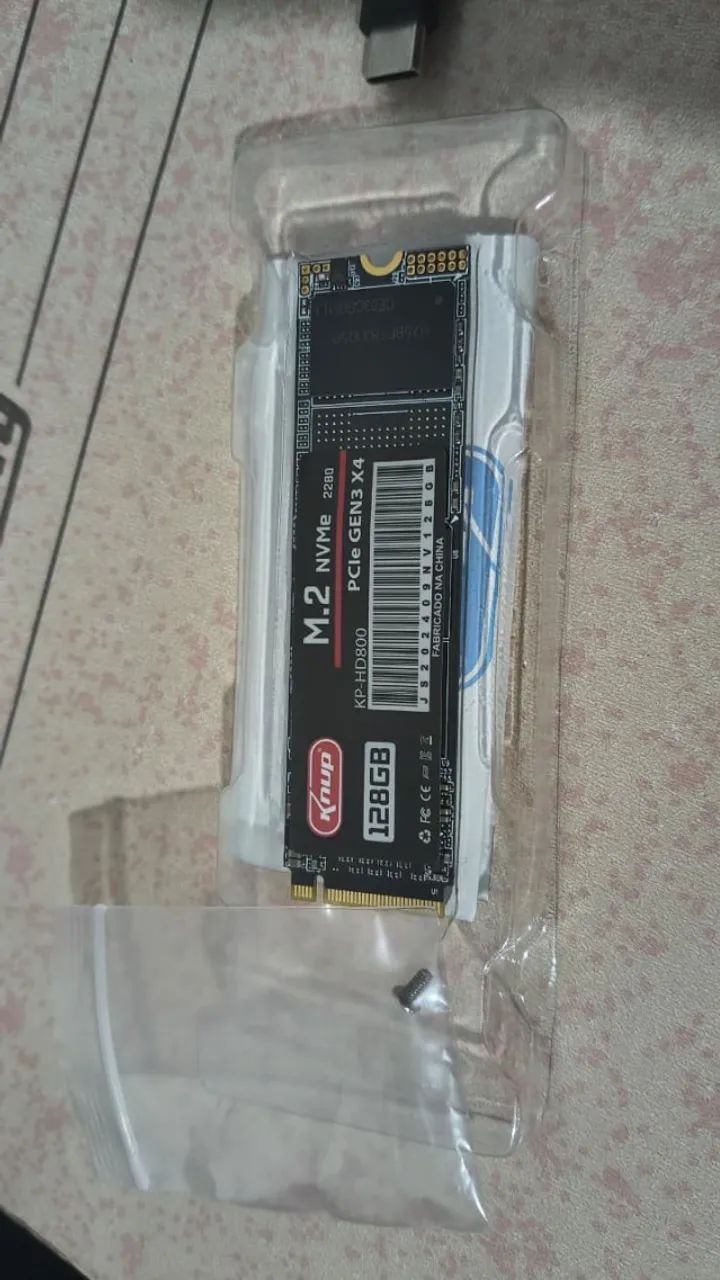 Vendo SSD 128GB M2 NVME