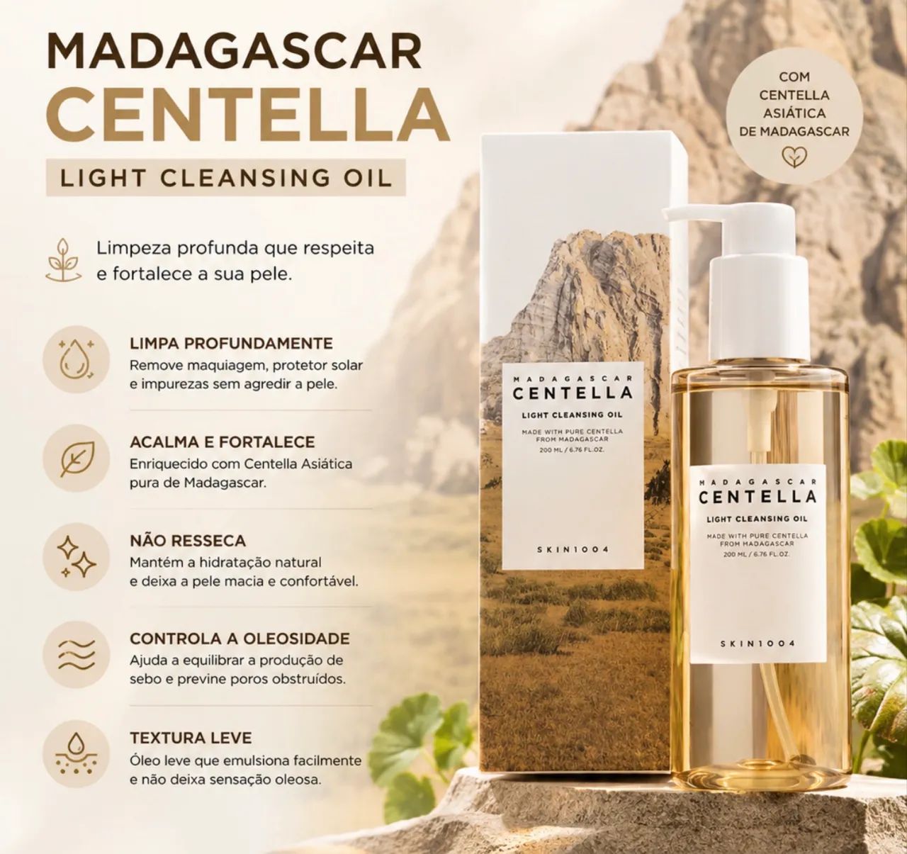 Madagascar Centella Light Cleansing Oil - Foto 3