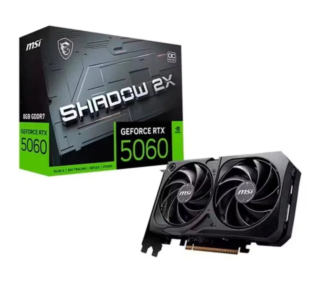 Placa de video RTX 5060 SHADOW 2 MSI