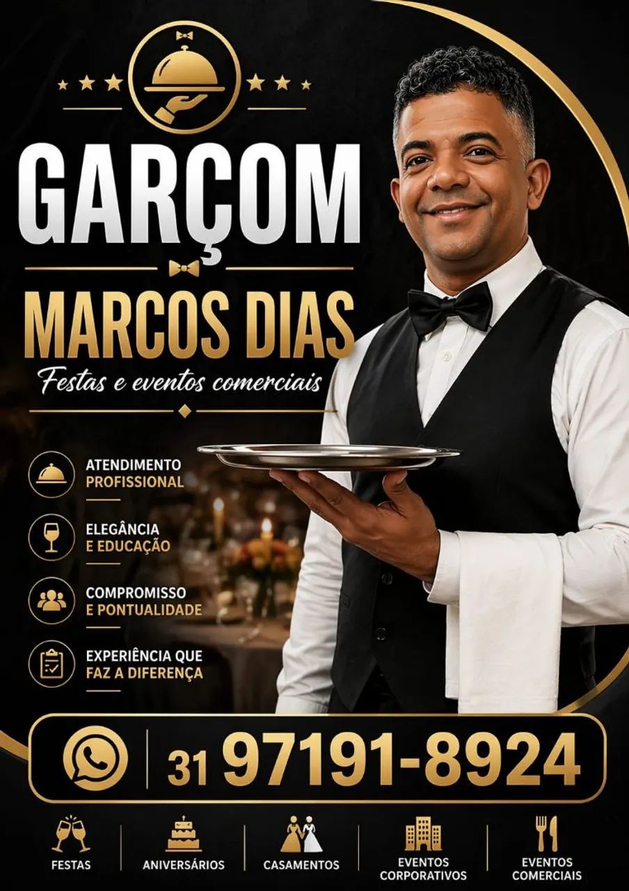 Garçom Profissional  - Foto 2