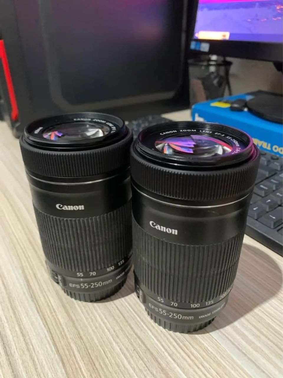 Vendo 2 Lentes Canon EF-S 55-250mm para Conserto.