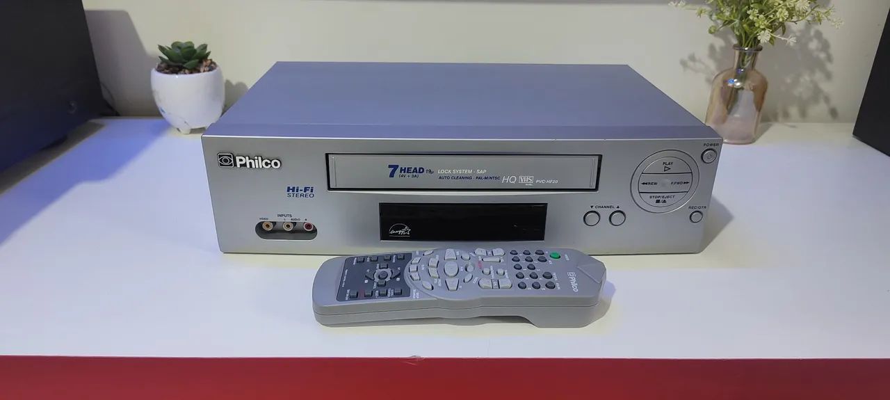 Vídeo Cassete Estéreo Philco 
