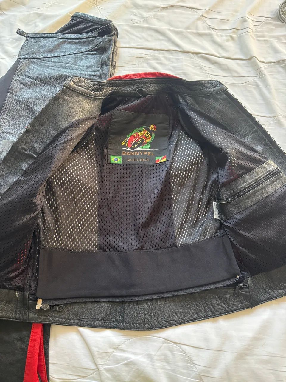 Roupa de couro motocicleta  - Foto 3