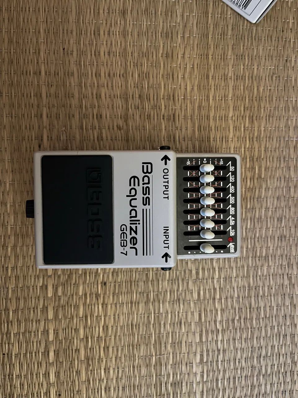 Pedal Bass Equalizer Boss (GEB-7) - Instrumentos musicais