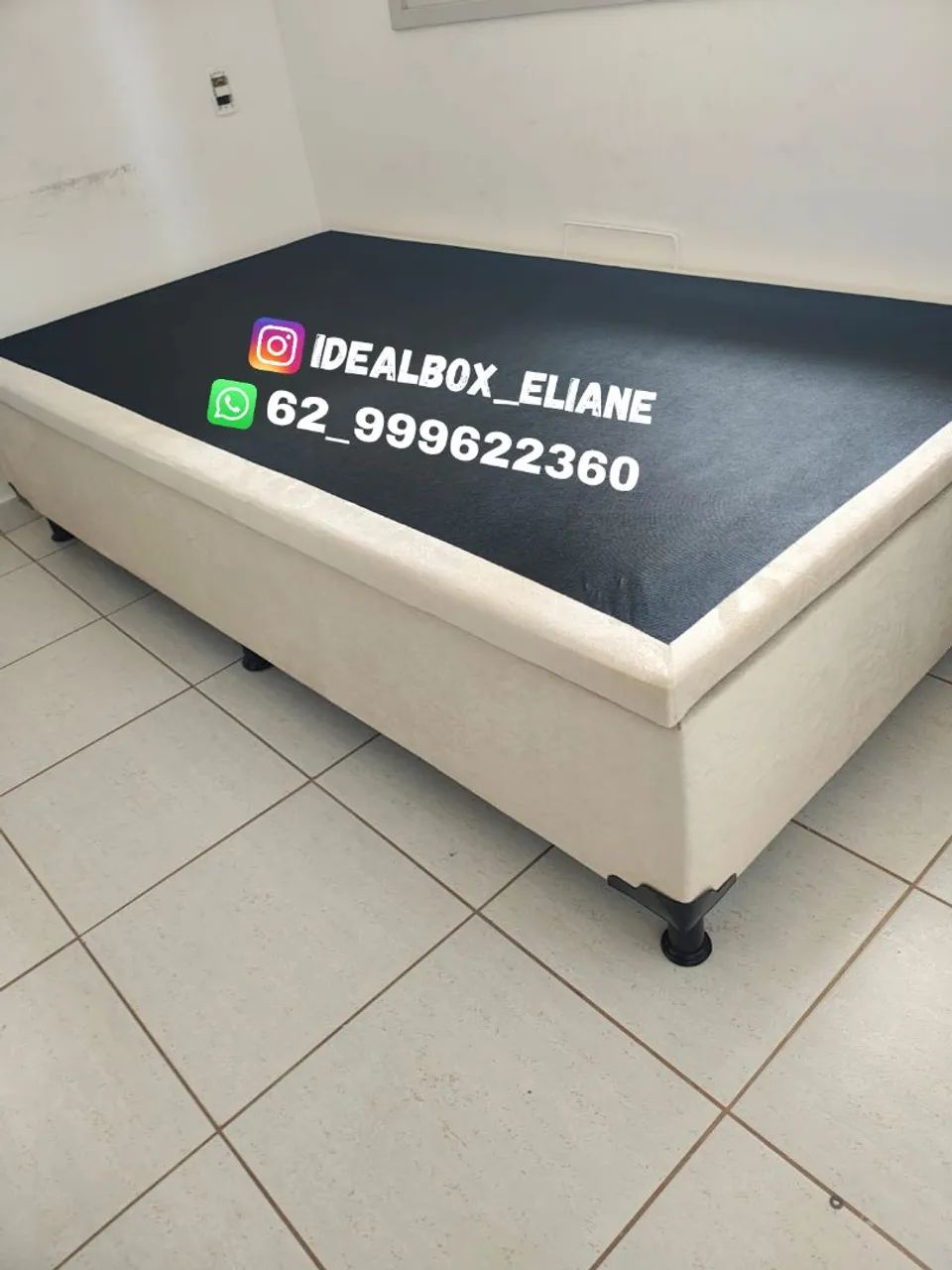 Box baú solteiro 88×188 _Design bonito e muita utilidade. - Foto 3