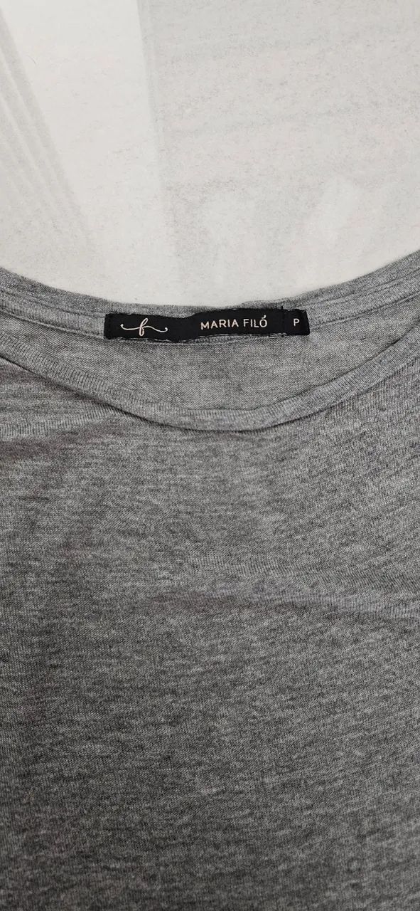 Blusa Cinza Maria Fil ó - Foto 2
