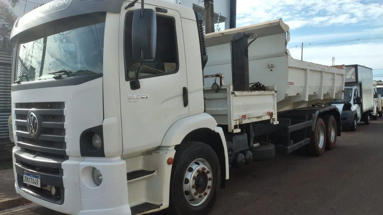VW Constellation 24.280 com Caçamba 10mt³  Ano 2022 - Foto 2