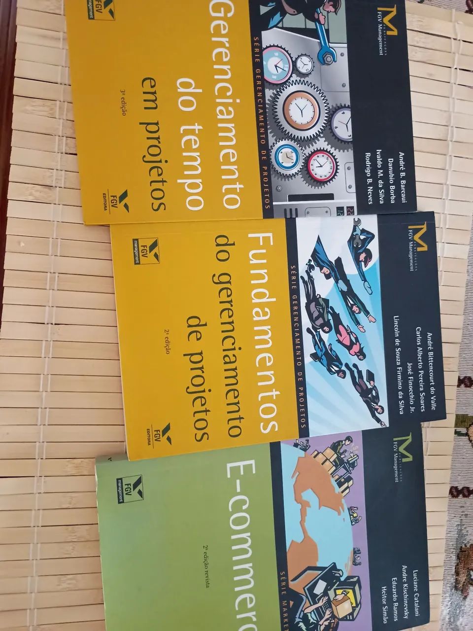 3 Livros de ADM da FGV de gerenciamento BAIXOU DE PREÇO
